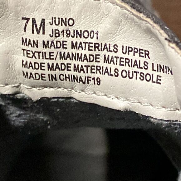 Jambu JBU Black Juno Side Zipper Ankle Boot Bootie Size 7 - Picture 8 of 9